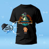 Custom Engraved T-Shirt Don't Mess With Papasaurus Best Gifts for Dad
