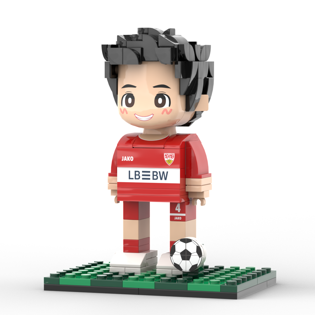 Full Body Customized 1 Person Brick Figures Football Theme Gift Birthday Gift Valentines Gift for Football Player