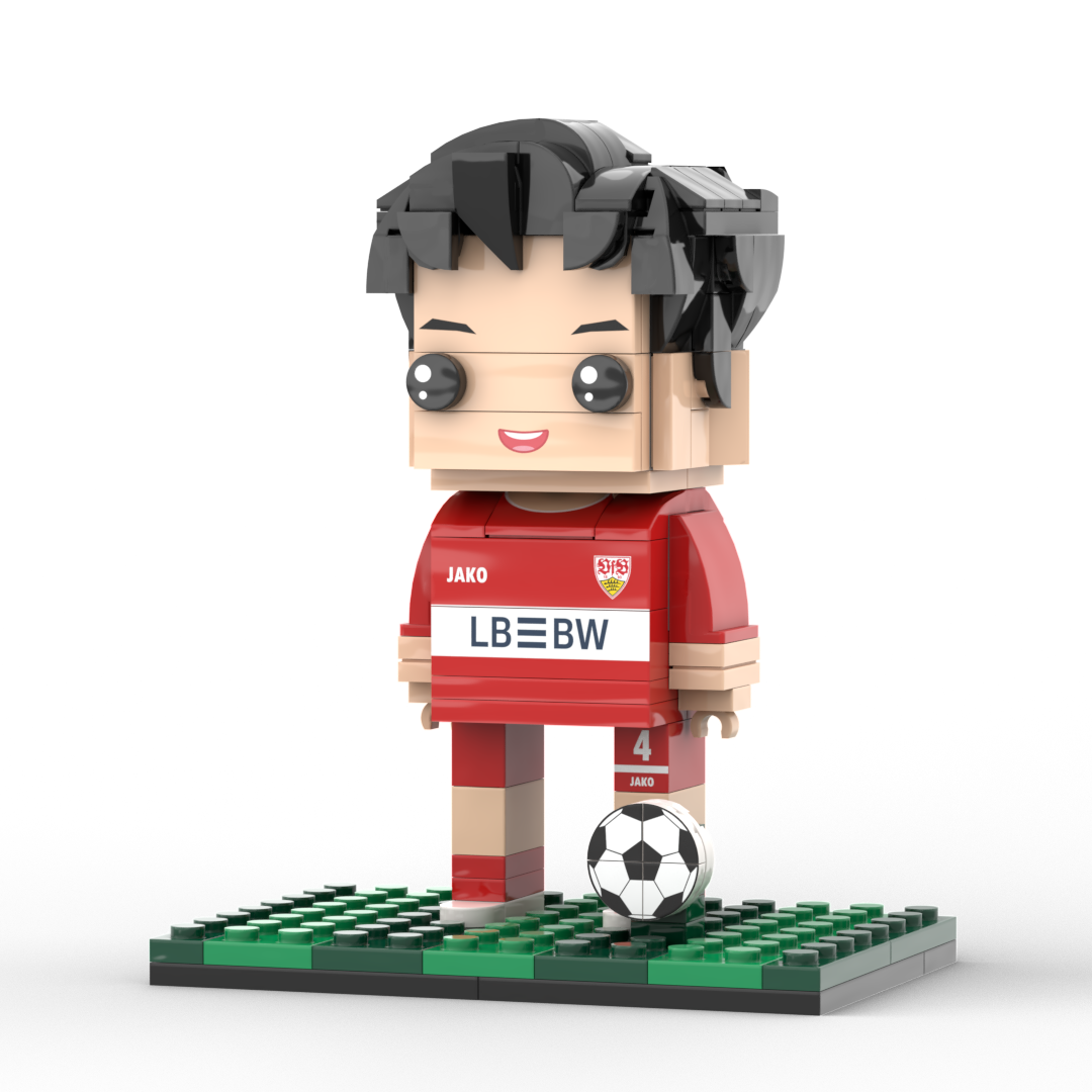 Full Body Customized 1 Person Brick Figures Football Theme Gift Birthday Gift Valentines Gift for Football Player