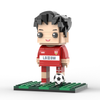 Full Body Customized 1-Person Football Brick Figure –Custom Head and Text, Birthday Gift, Perfect Personalized Gift for Football Players