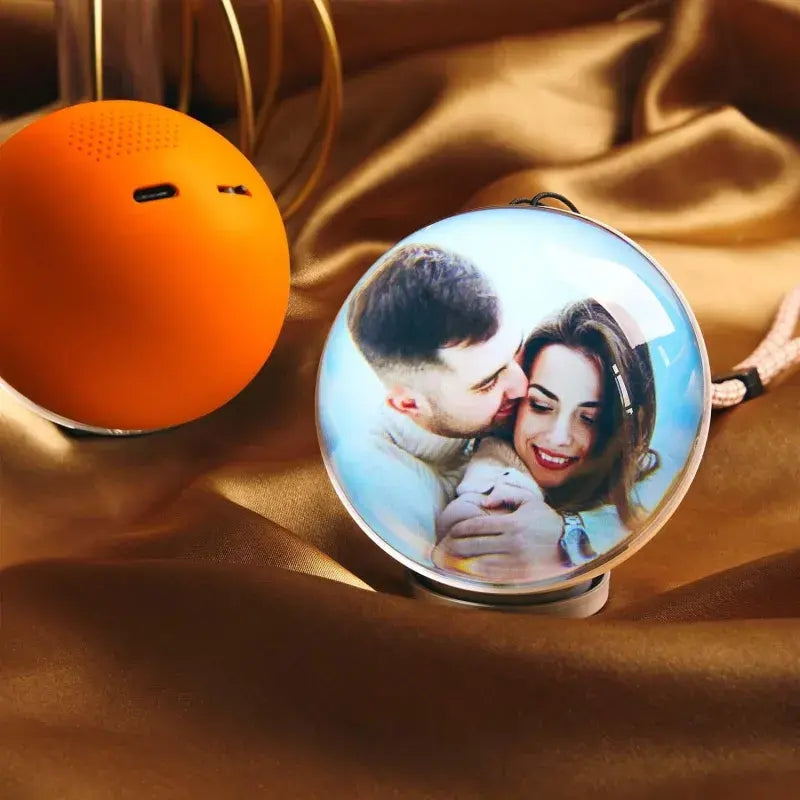 Custom WiFi Glass Globe Photo Transfer Unique Gift for Couples Christmas Birthday
