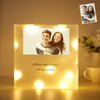 Personalized Photo Frosted Acrylic Decor Night Light Unique Lighted Block Lamp Gift for Girl