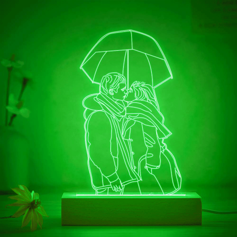 Personalized 3D Photo Lamp 7 Colors Changing Acrylic Night Light