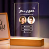 Its A Match Personalized Perfect Match With Photos Night Light Love Art 3d Led Lamp Gift For Couple
