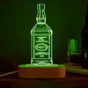 Personalized  Liquor Night Light 7 Colors Acrylic Wine 3D Lamp Father's Day Gifts