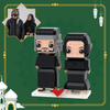 Fun Gifts Full Custom 2 People Brick Figures Custom Brick Figures Small Particle Block Toy