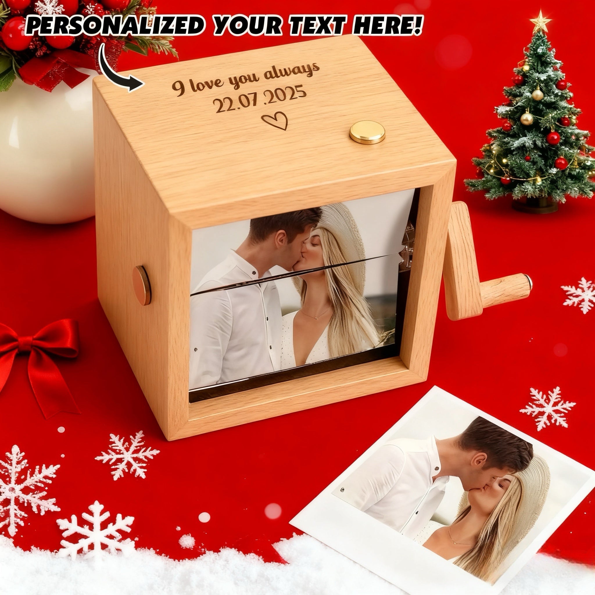 Custom Photo Flipbook Frame Handmade Animation Gift for Couples Wedding Decor