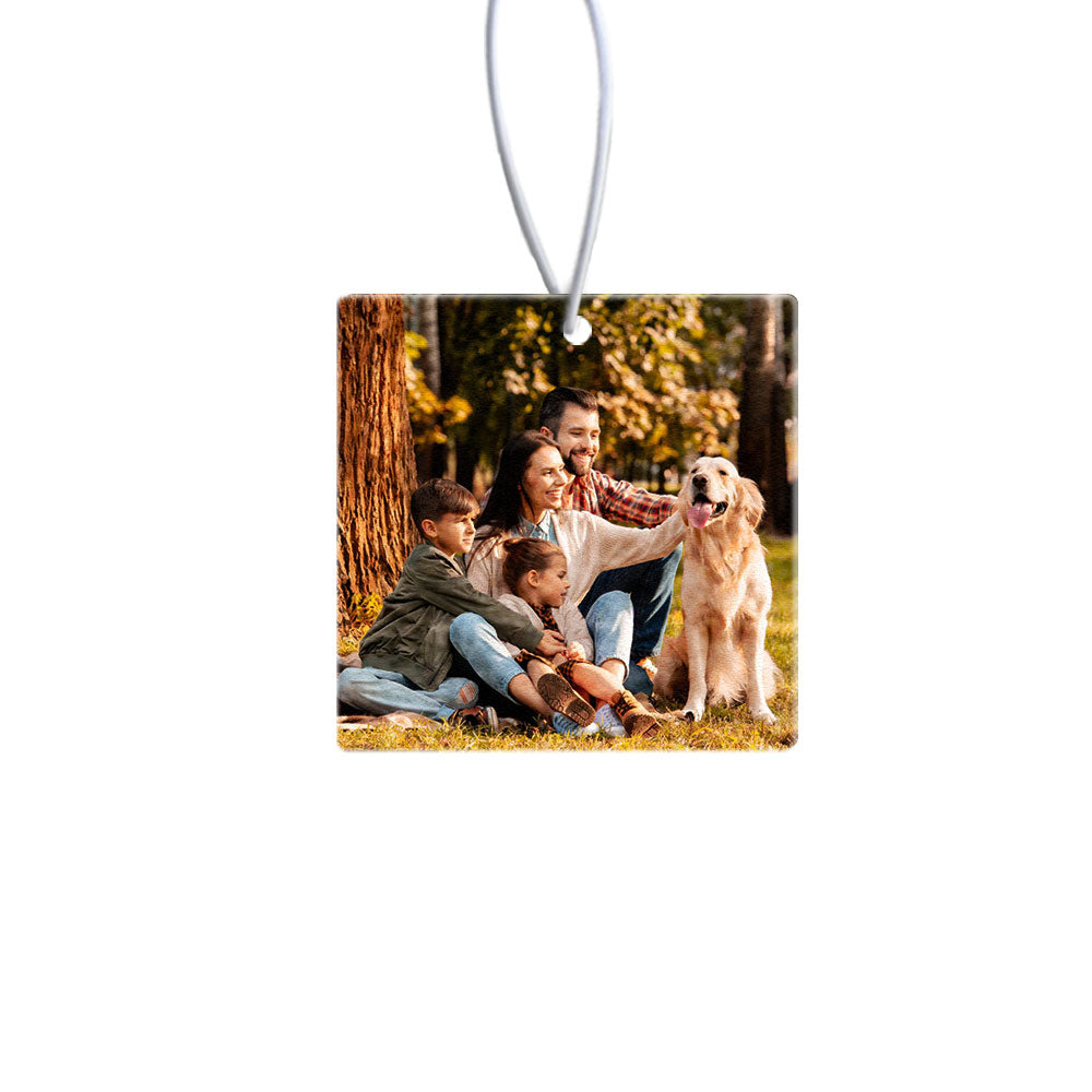 Custom Photo Car Air Freshener Rearview Mirror Ornament Air Freshener for Couple
