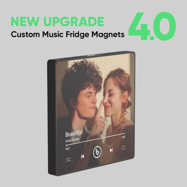 Framed Custom Music Fridge Magnet and Photo Wall Photo